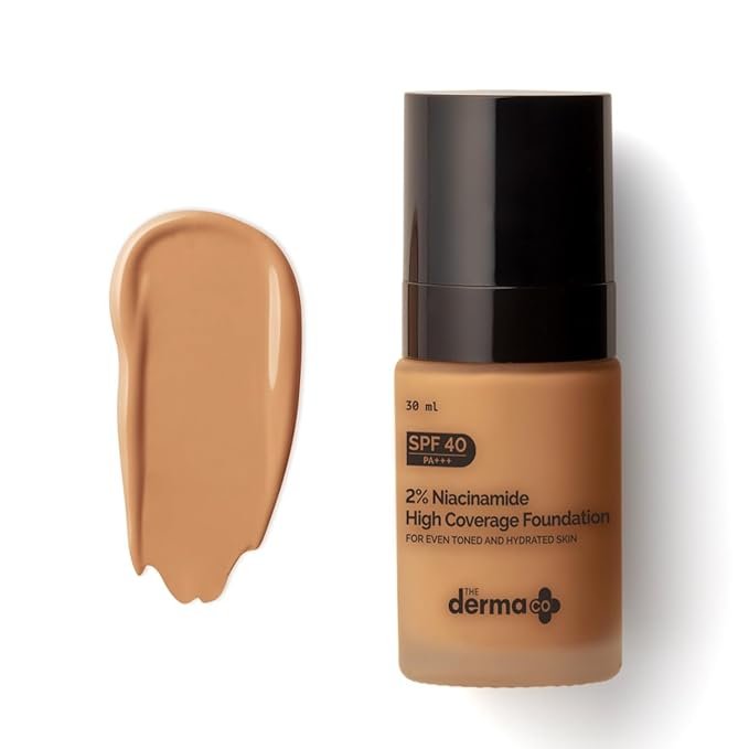 The Derma Co. 2% Niacinamide High Coverage Foundation